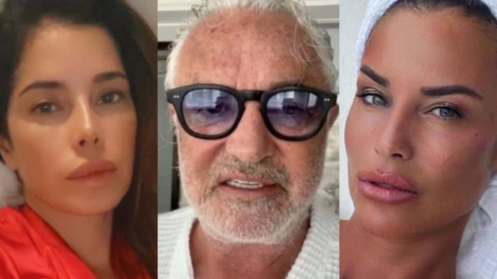 aida yespica, flavio briatore e antonella mosetti