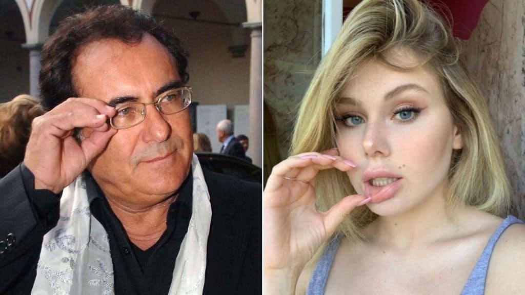 Il cantante Al Bano e la figlia Jasmine in primo piano