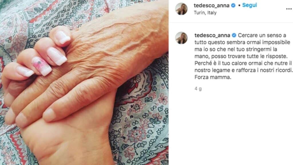 post instagram di anna tedesco