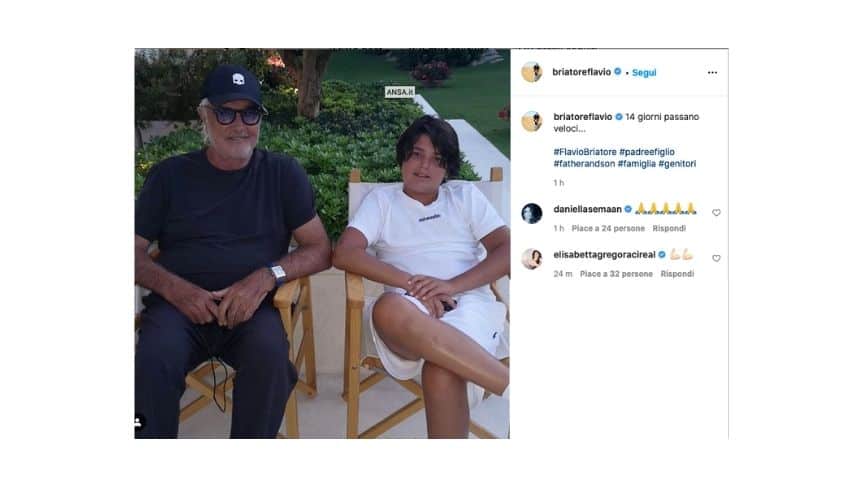 Il post di Flavio Briatore sulla quarantena