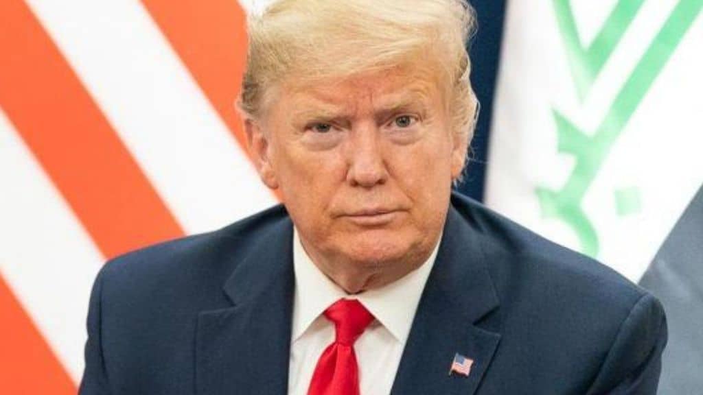donald trump in primo piano