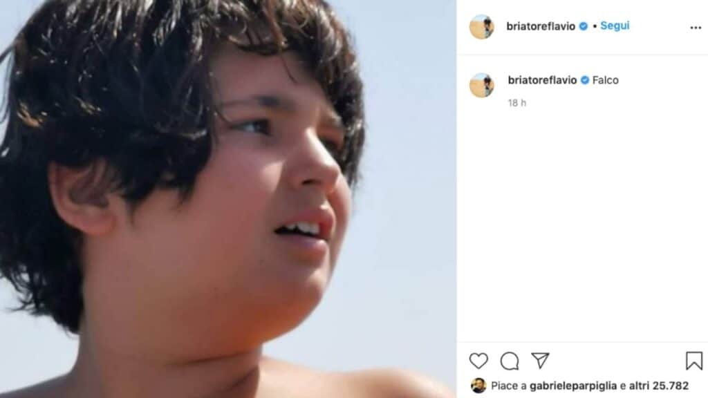 Nathan Falco post instagram Flavio Briatore