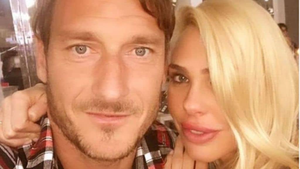 Francesco Totti e la moglie Ilary Blasi