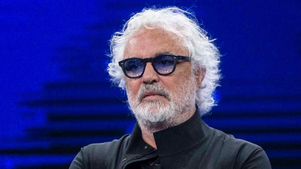 Flavio Briatore in primo piano