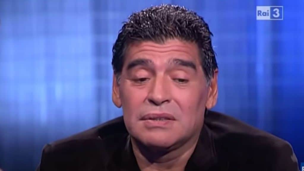 Maradona, primo piano