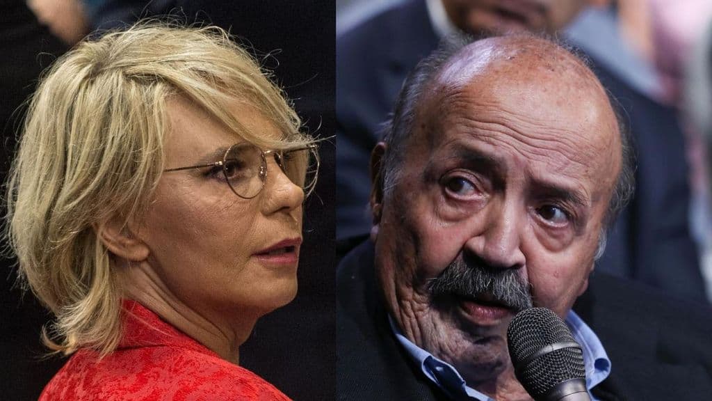 maria de filippi di profilo e maurizio costanzo