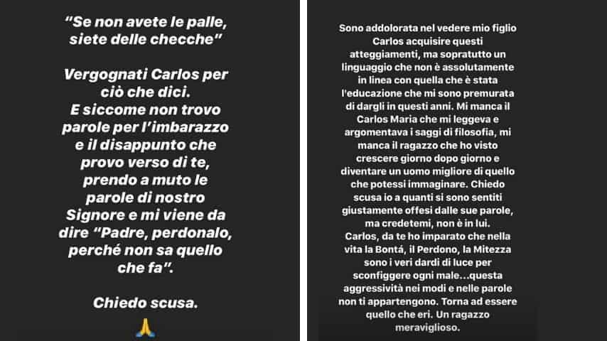 Il post di Nina Moric