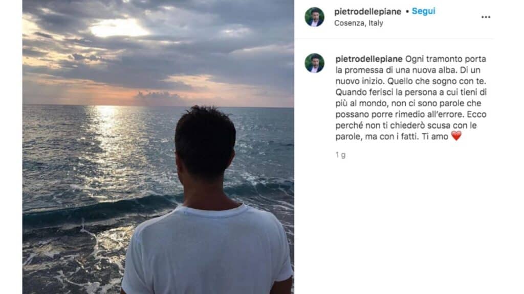 pietro delle piane post instagram