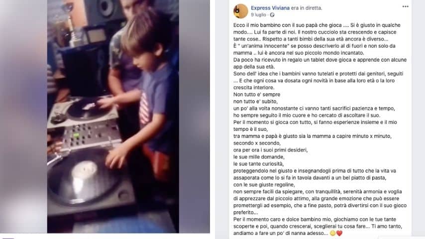 Un post di Viviana Parisi dedicato al figlio Gioele