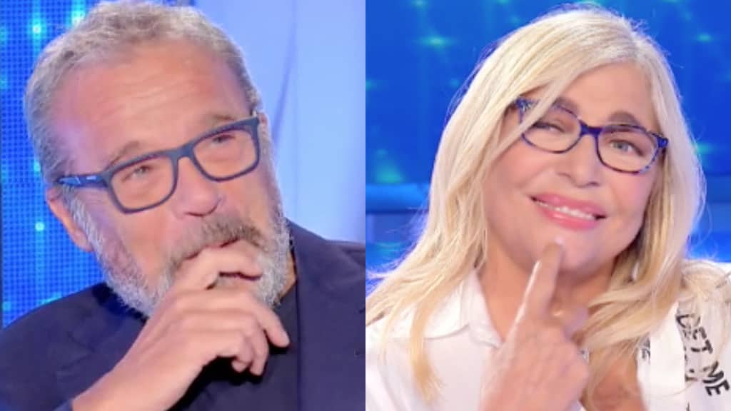 Claudio Amendola e Mara Venier