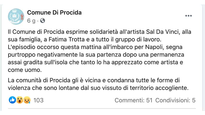 Post del Comune di Procida