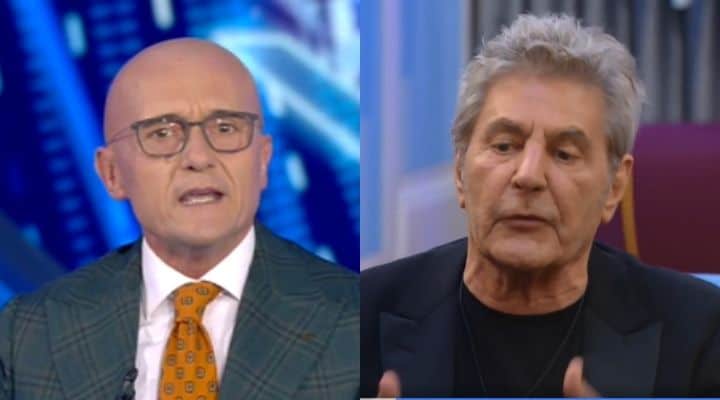Alfonso Signorini e Fausto Leali al Grande Fratello Vip
