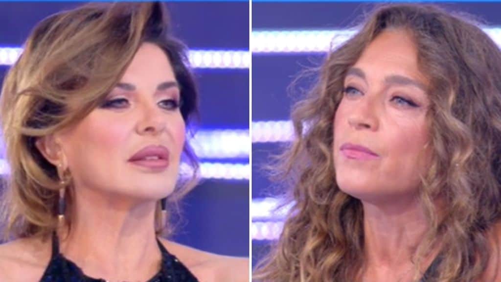 Alba Parietti litiga con Caterina Collovati dalla D'Urso