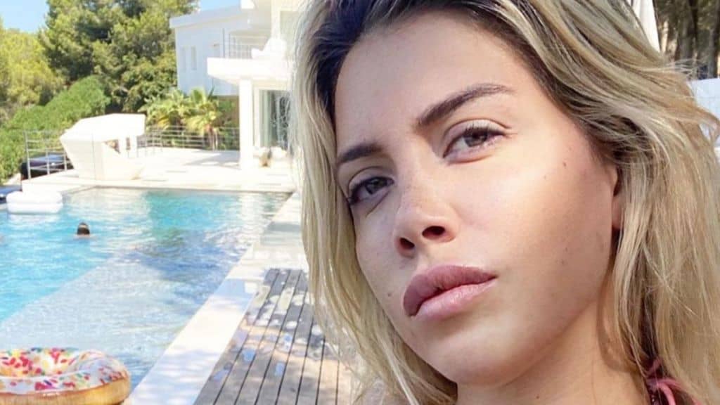 selfie su Instagram di wanda nara