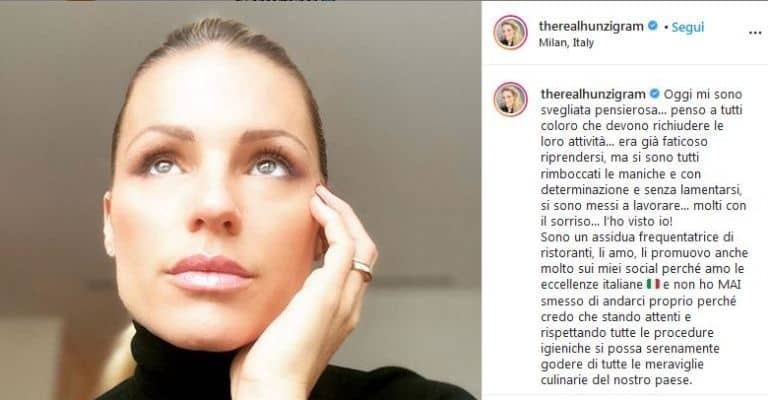 Post Instagram di Michelle Hunziker