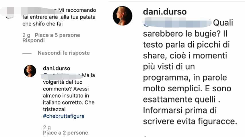 Post di Daniela d'Urso su Instagram