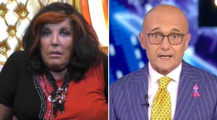 Patrizia De Blanck e Alfonso Signorini al GF Vip