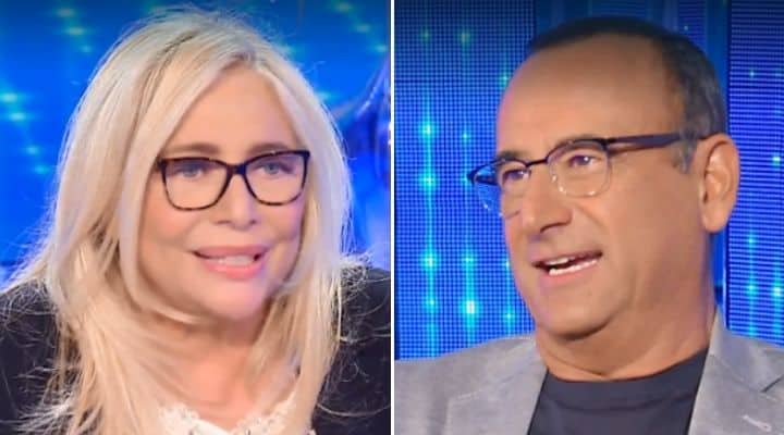 Mara Venier e Carlo Conti a Domenica In