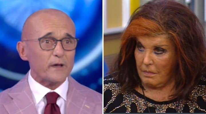 Alfonso Signorini e Patrizia De Blanck al GF Vip