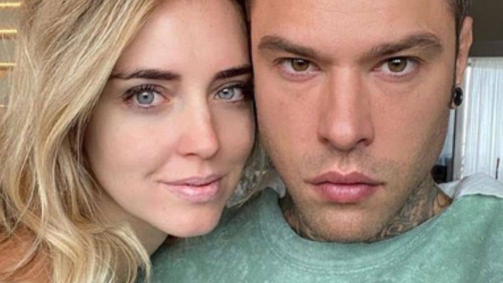 Chiara Ferragni e Fedez in primo piano