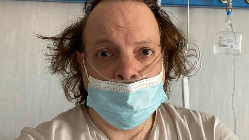 Il comico Dado in ospedale