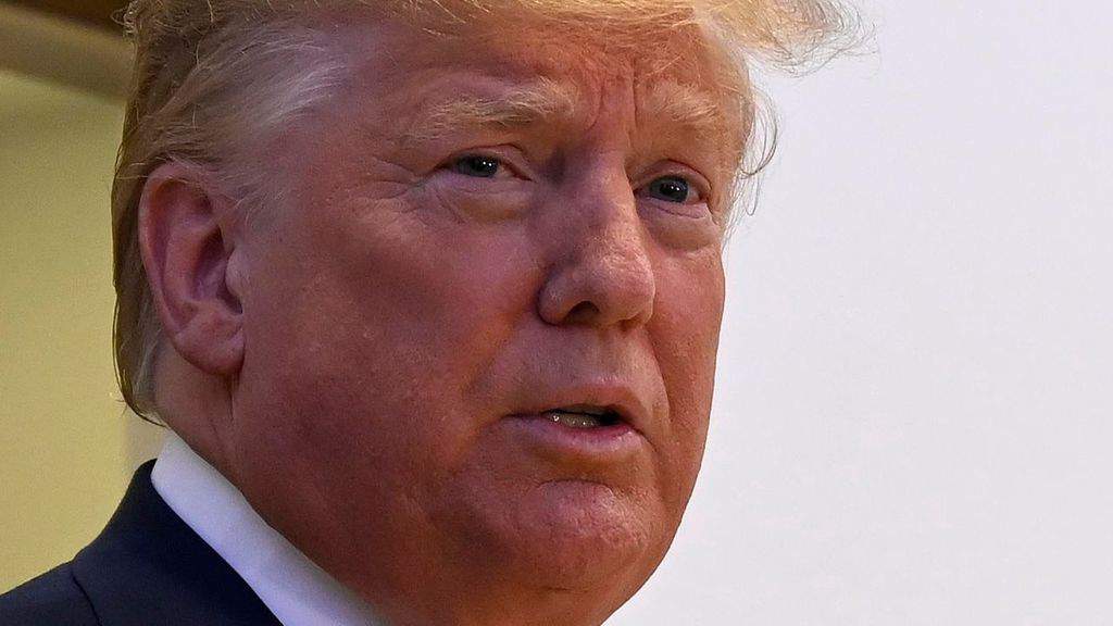 donald trump in primo piano