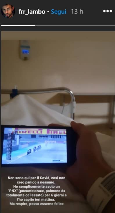 Storia di Ferruccio Lamborghini- Letto di ospedale, la sua mano e un telefono cellulare