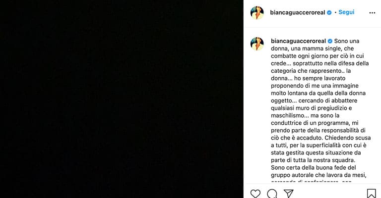 Post di Bianca Guaccero su Instagram