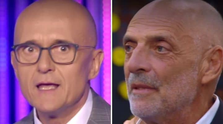 Alfonso Signorini e Paolo Brosio al GF Vip