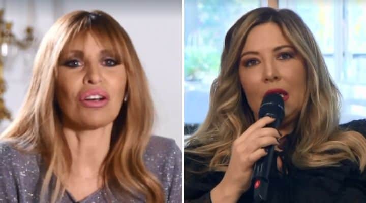 Alessandra Mussolini e Selvaggia Lucarelli a Domenica In