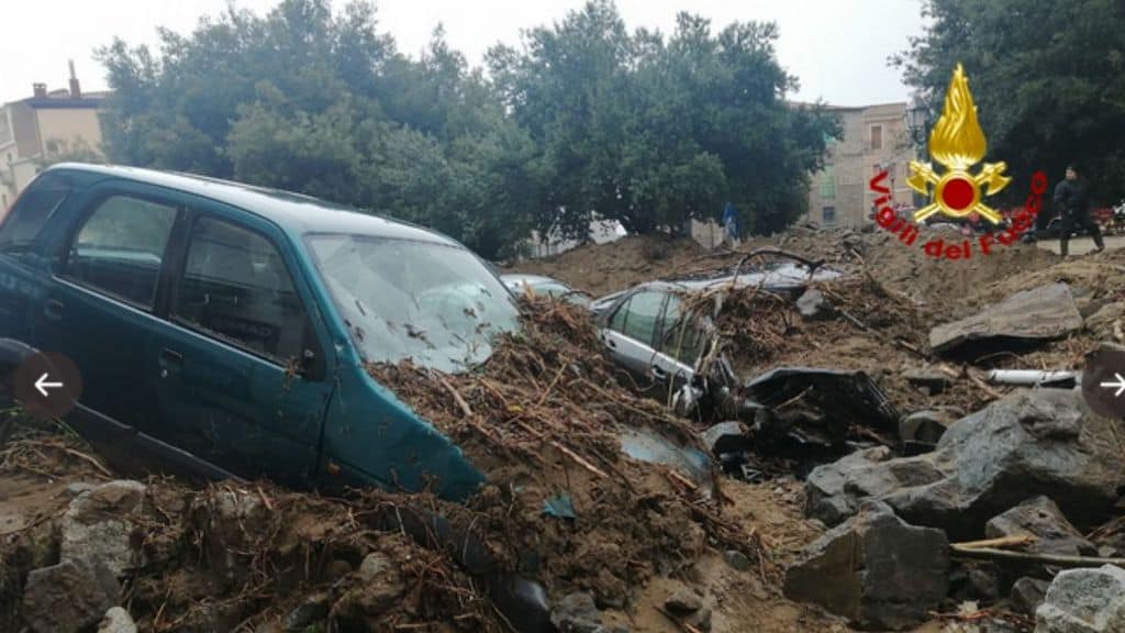 Le immagini della devastazione dell'alluvione di Bitti