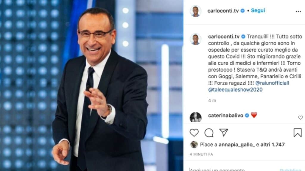 carlo conti instagram