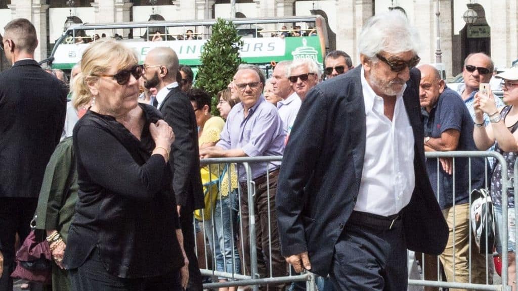 Gigi Proietti e la moglie Sagitta Alter