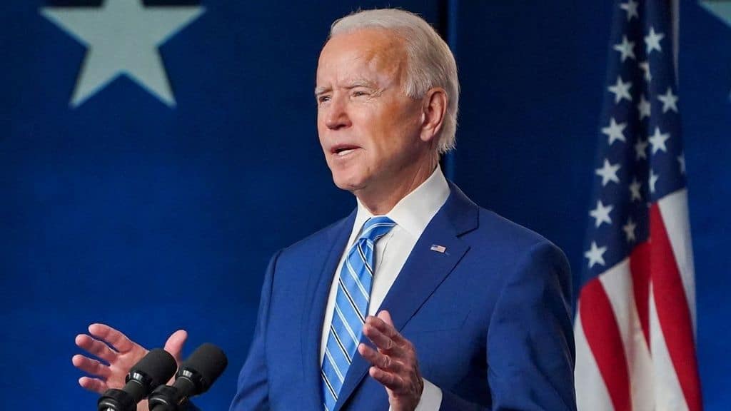 Il candidato Presidente Joe Biden