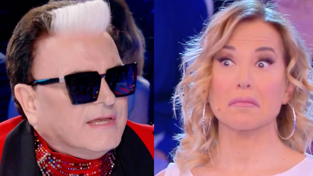 Cristiano Malgioglio e Barbara d'Urso in tv