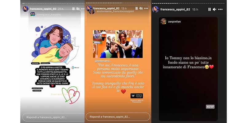 Instagram Stories di Francesco Oppini