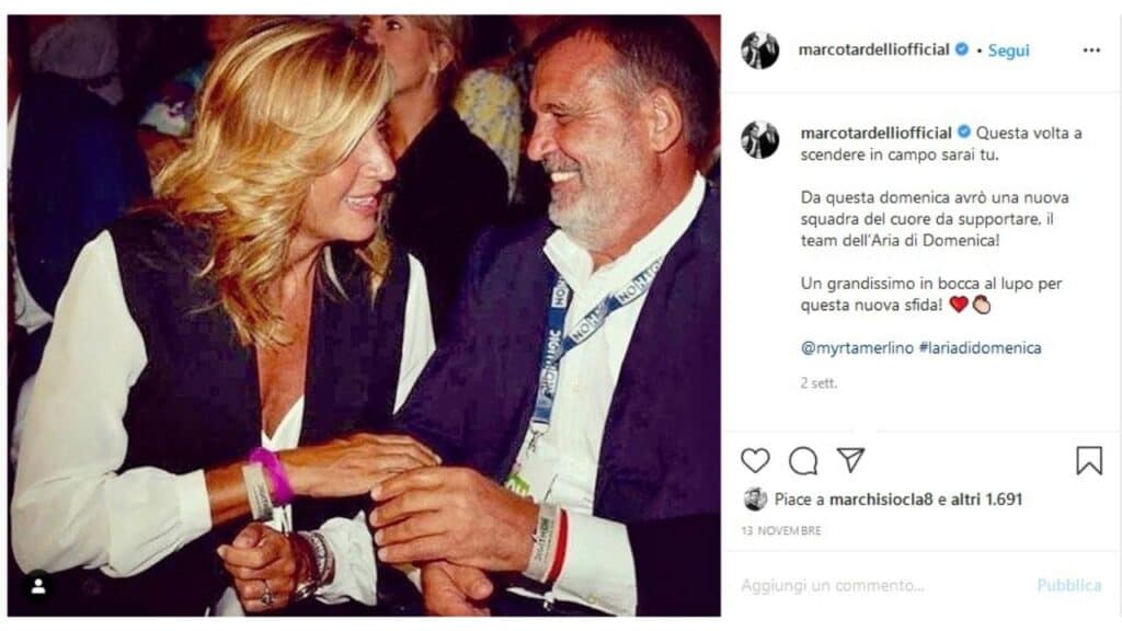 myrta merlino e marco tardelli