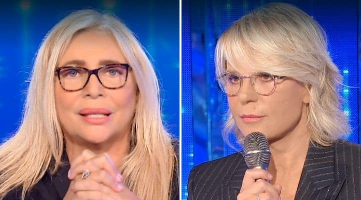Mara Venier e Maria De Filippi in tv