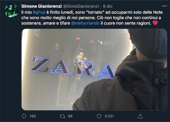 tweet di Simone Gianlorenzi