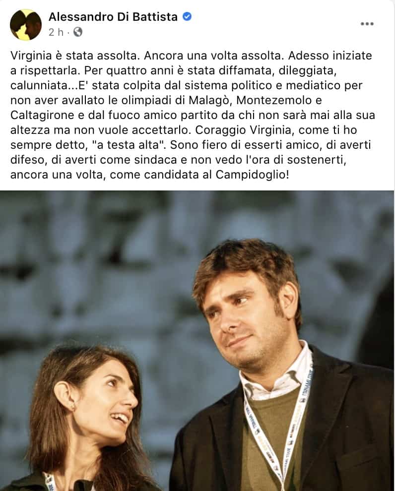 Il post di Alessandro Di Battista