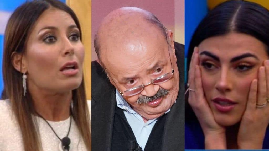 elisabetta gregoraci,maurizio costanzo e giulia salemi