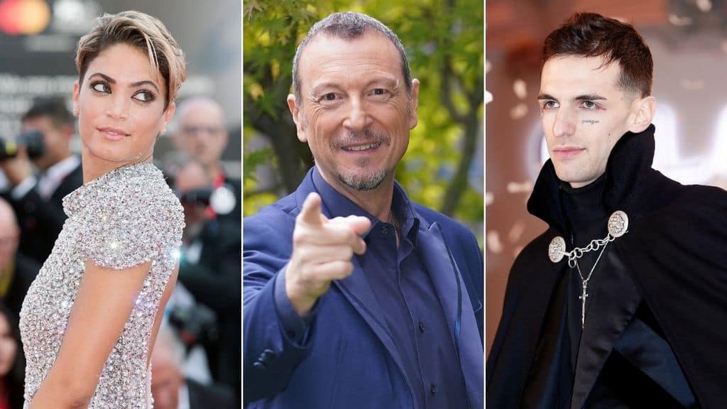 Amadeus annuncia Elodie e Achille Lauro a Sanremo 2021