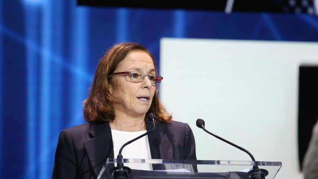 Luciana Lamorgese a un convegno