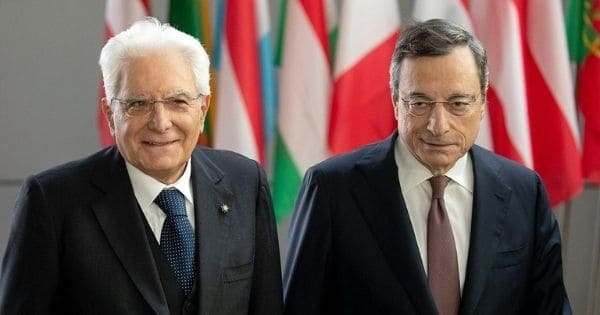 Sergio Mattarella e Mario Draghi