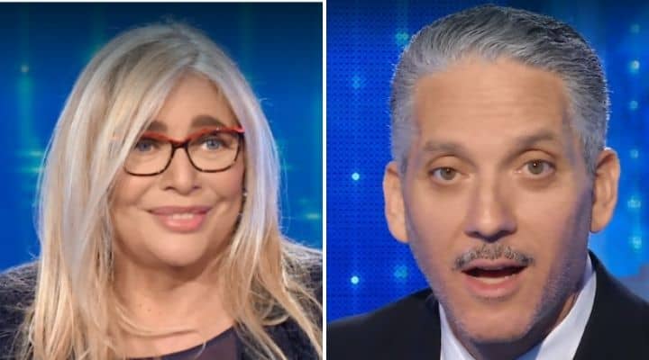 Mara Venier e Beppe Fiorello a Domenica In