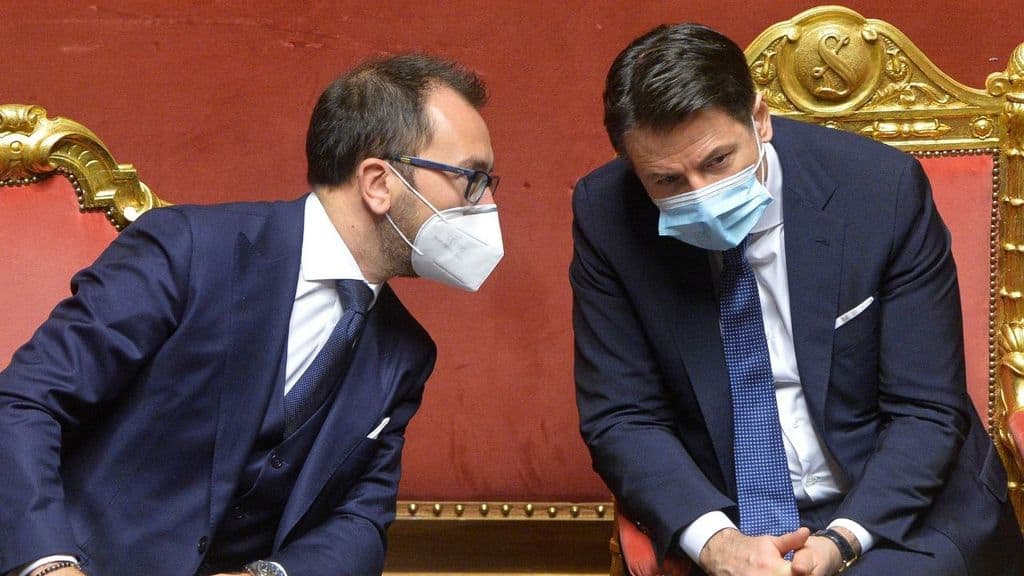 alfonso bonafede e giuseppe conte