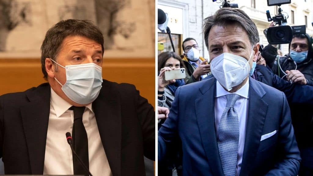 Matteo Renzi e Giuseppe Conte