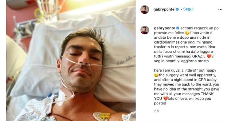 Gabry Ponte operato al cuore: le sue condizioni