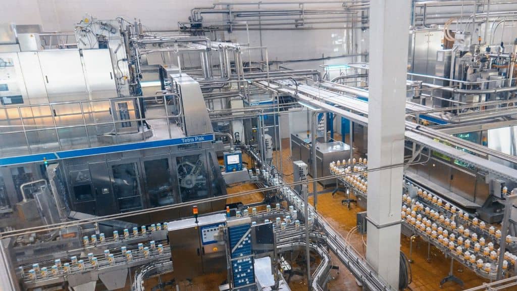 impianto di trasformazione del cibo