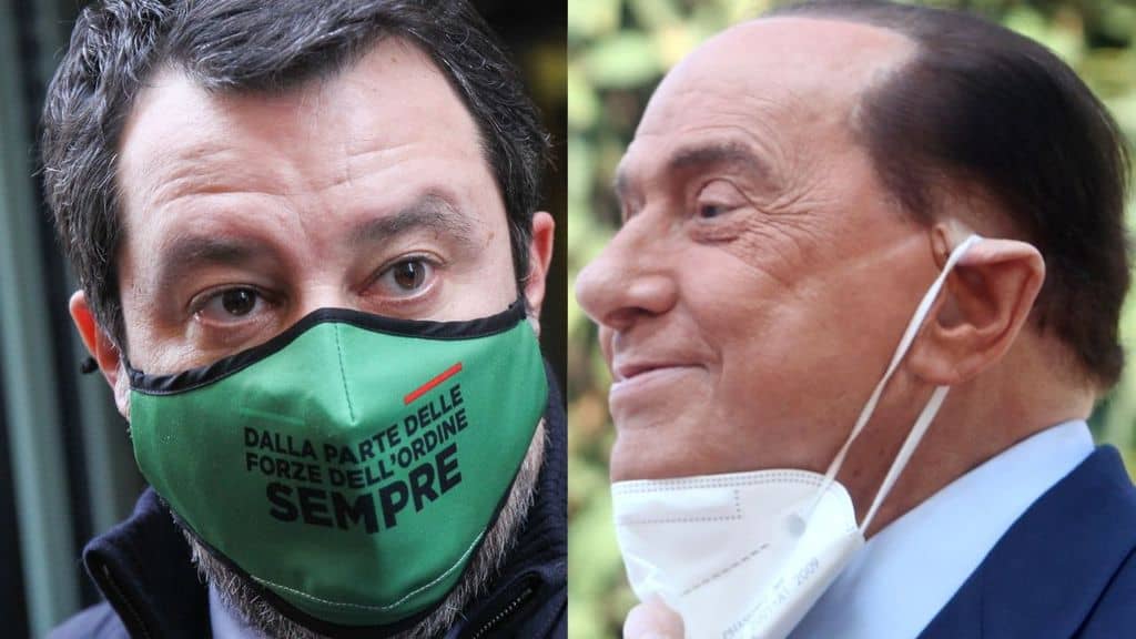 matteo salvini e silvio berlusconi